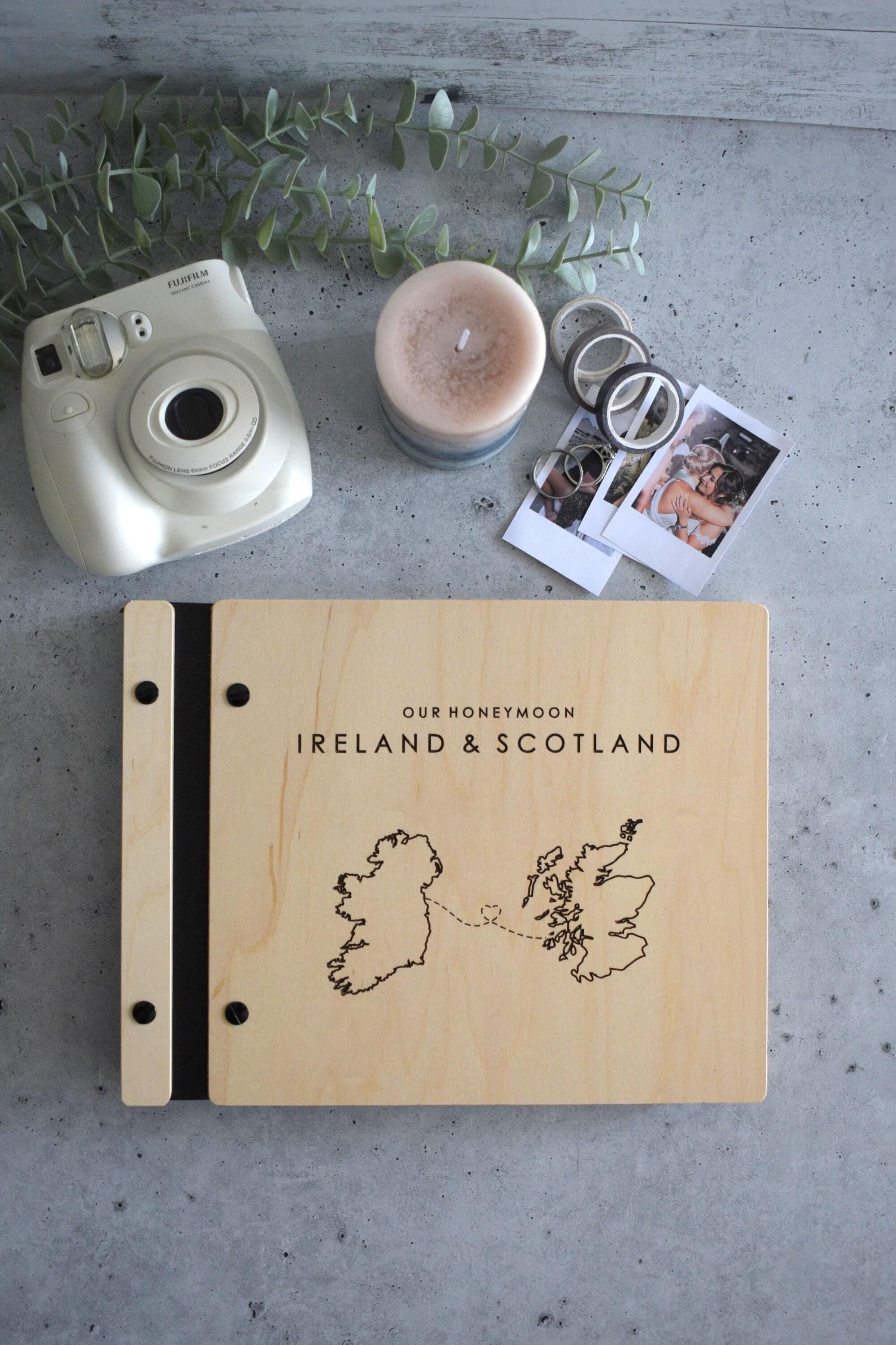 Honeymoon Travel Journal and Photo Album Our Adventure Book for Couples Travel Scrapbook Gift for her or Best Friend
