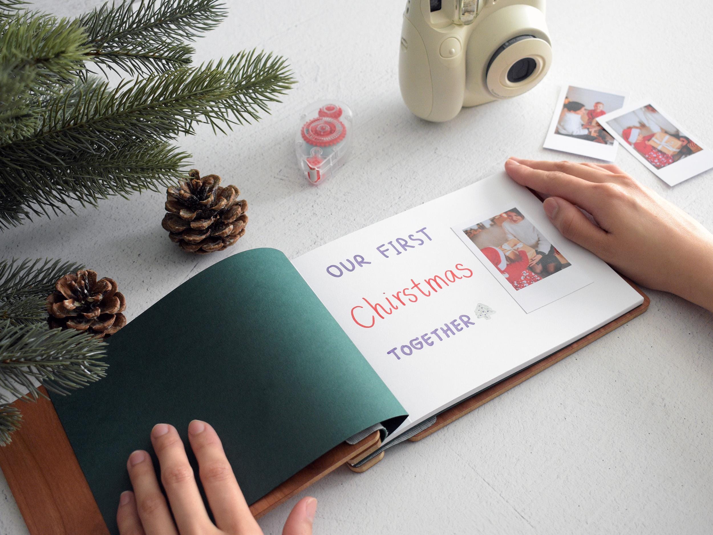 Our Story Adventure Book Gift for her, Anniversary Gift for him, Adventure Scrapbook, Personalized Boyfriend Gift