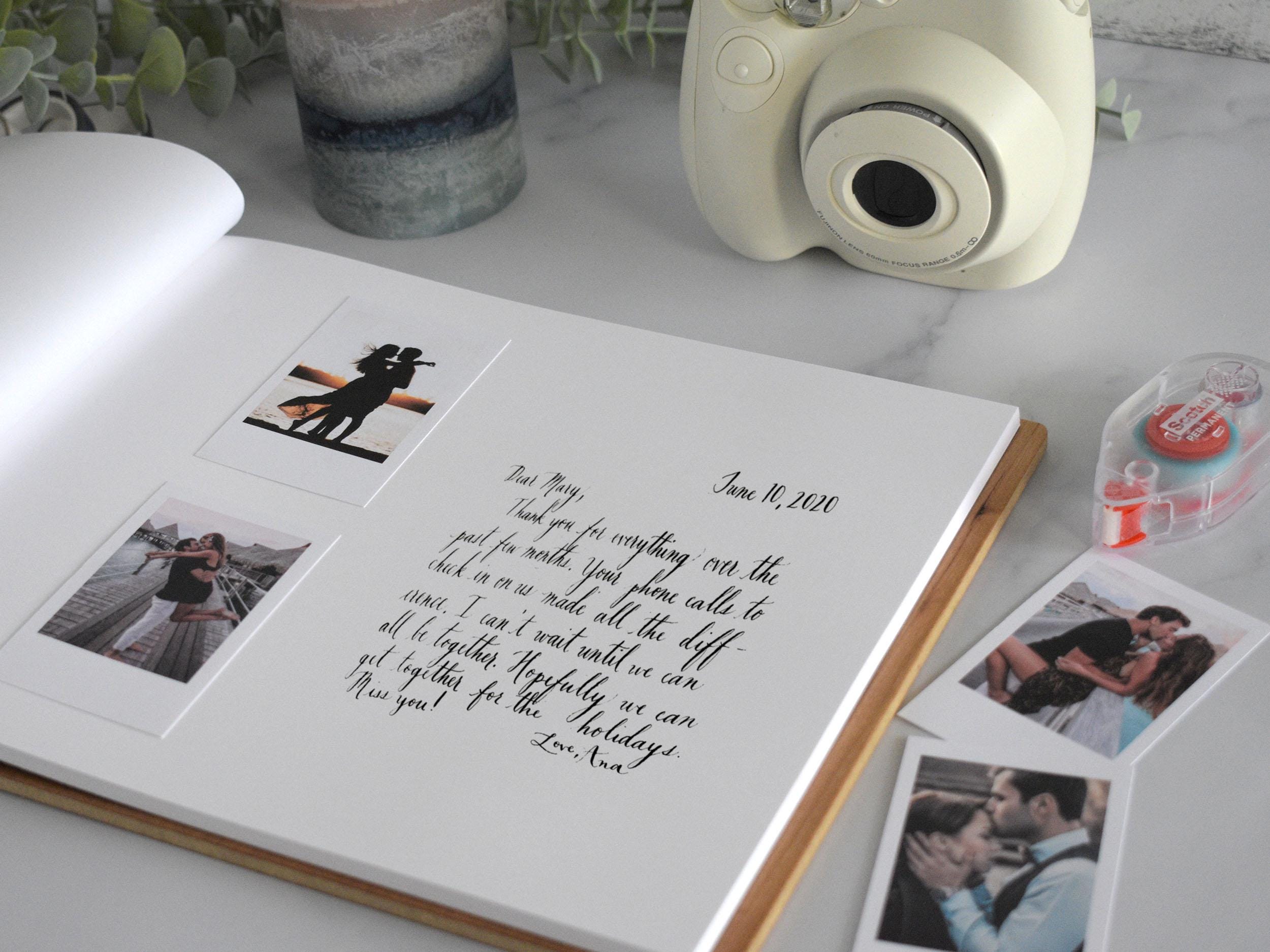 Adventure Book Scrapbook Couples Gift for Boyfriend, Anniversary Gifts Couples, Personalized Gift, Valentines Day Gift for Him