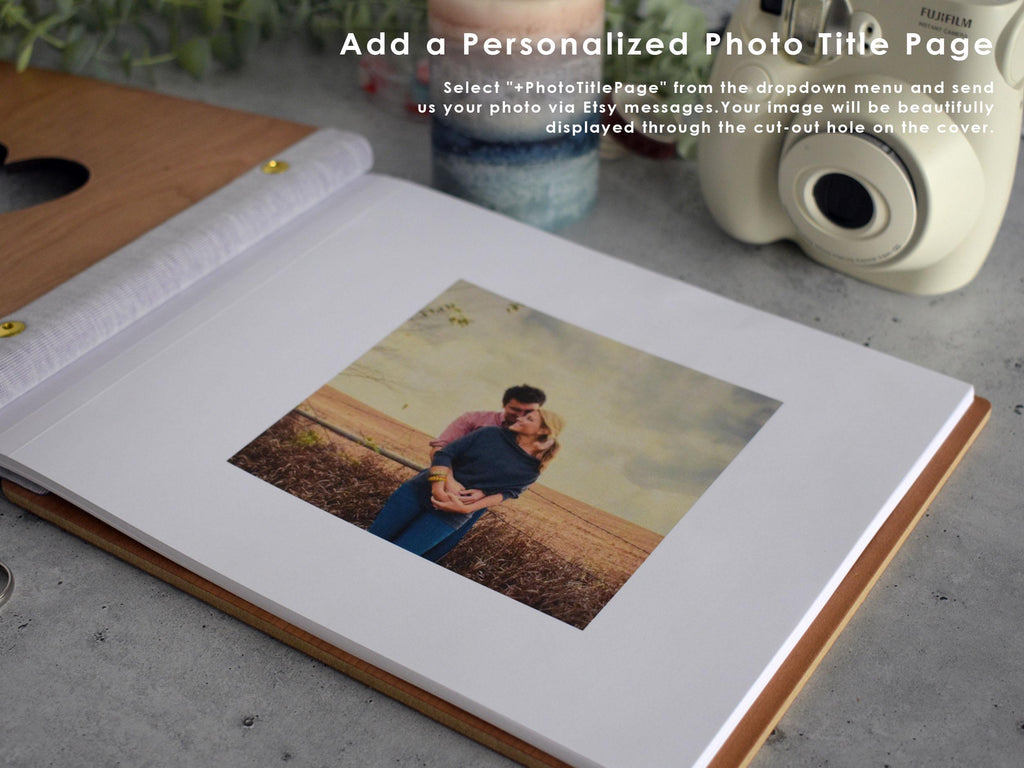 Personalized Anniversary Gifts for Him, Gifts for her, One Year Anniversary Gift for Boyfriend, Couple Gifts, Anniversary Scrapbook Album