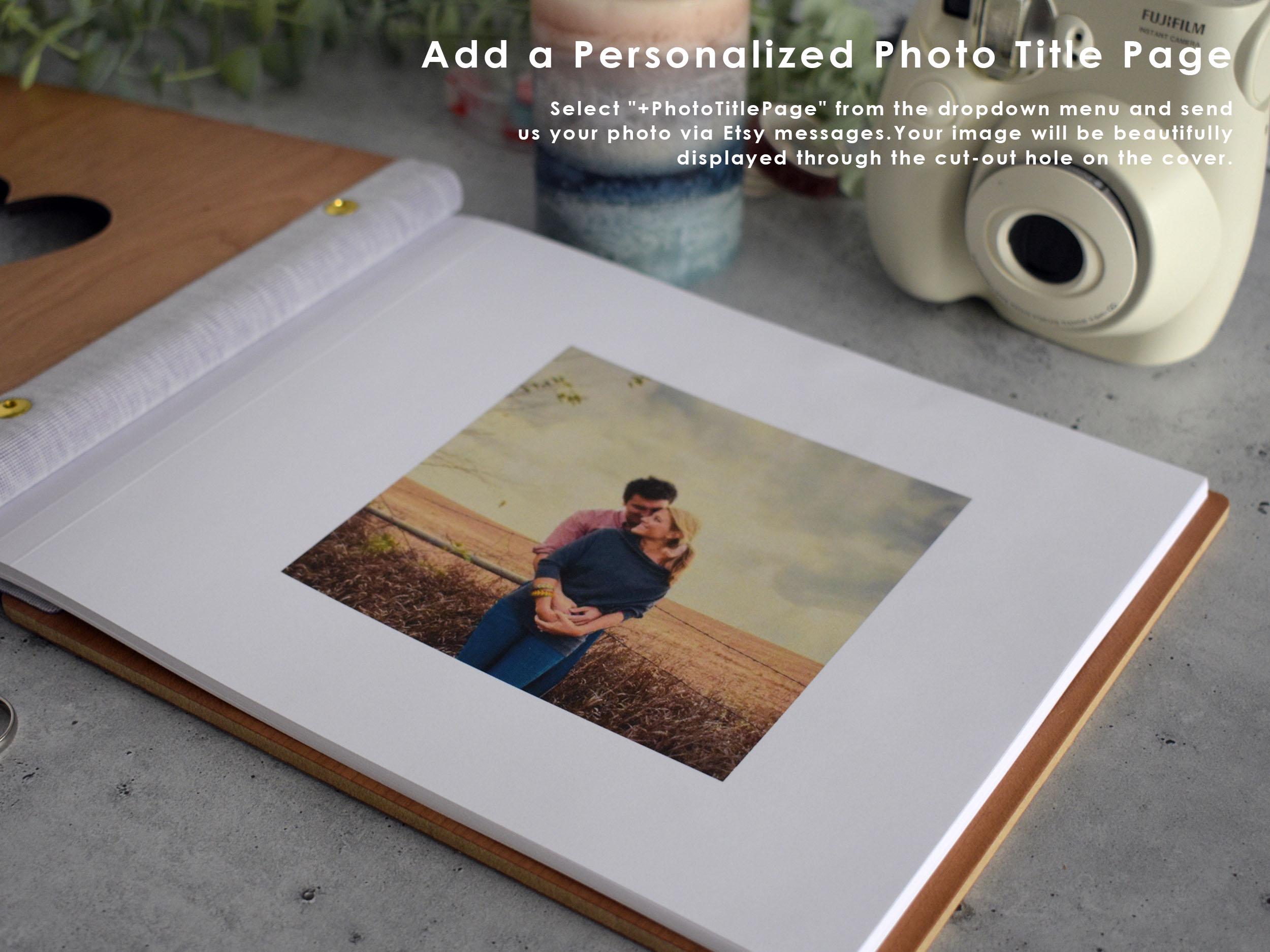Personalized Anniversary Gifts for Him, Gifts for her, One Year Anniversary Gift for Boyfriend, Couple Gifts, Anniversary Scrapbook Album