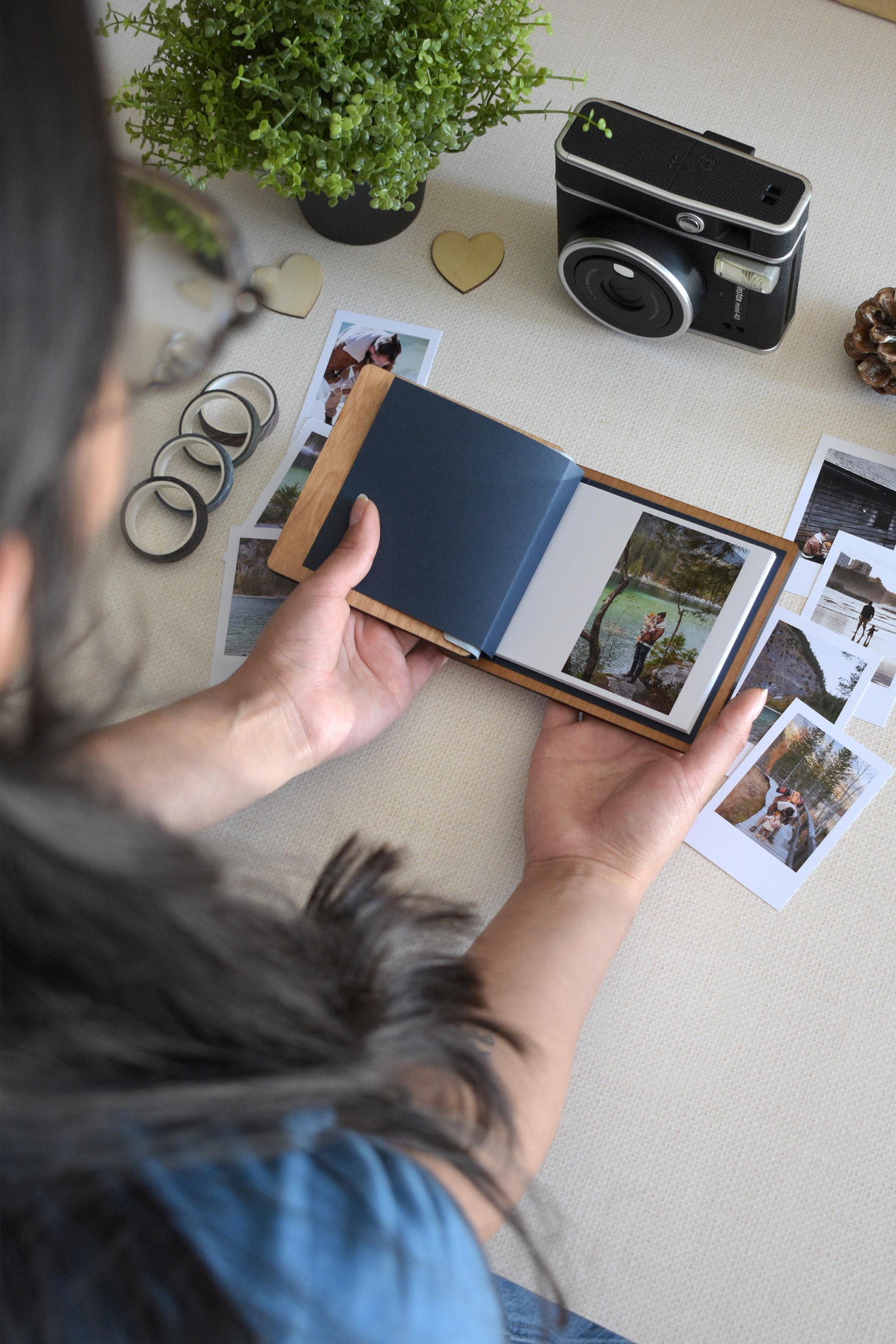 Mini Photo Book for Dad, Personalized First Fathers Day Gift, Birthday Gifts for Dad from Kids, New Dad Gifts Photo Album