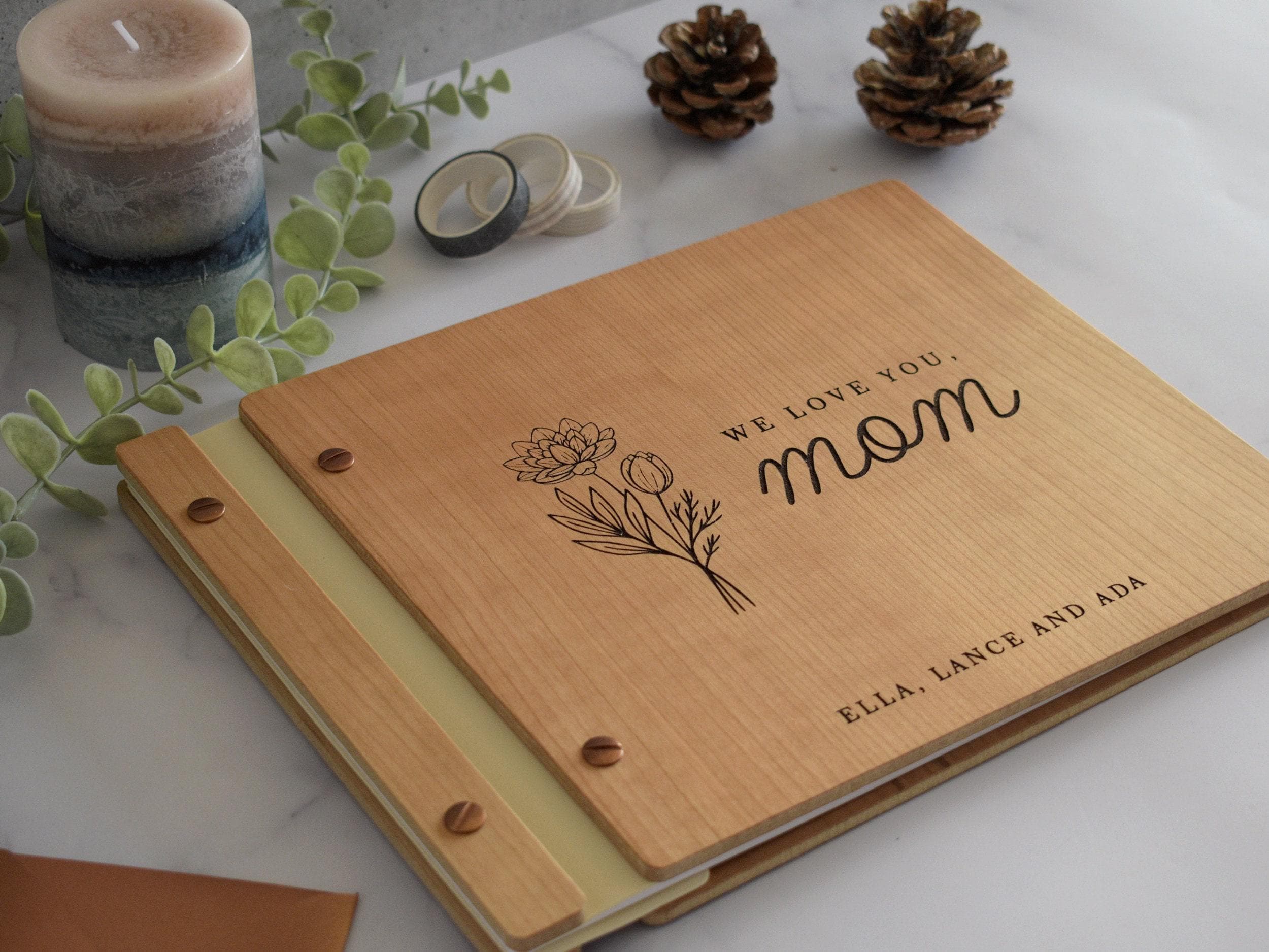 Mother's Day Scrapbook Gift for Mom or Grandma Anniversary Gifts for Couples Personalized Gift Gift for Her