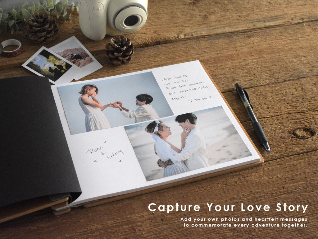 Honeymoon Travel Journal and Photo Album Our Adventure Book for Couples Travel Scrapbook Gift for her or Best Friend
