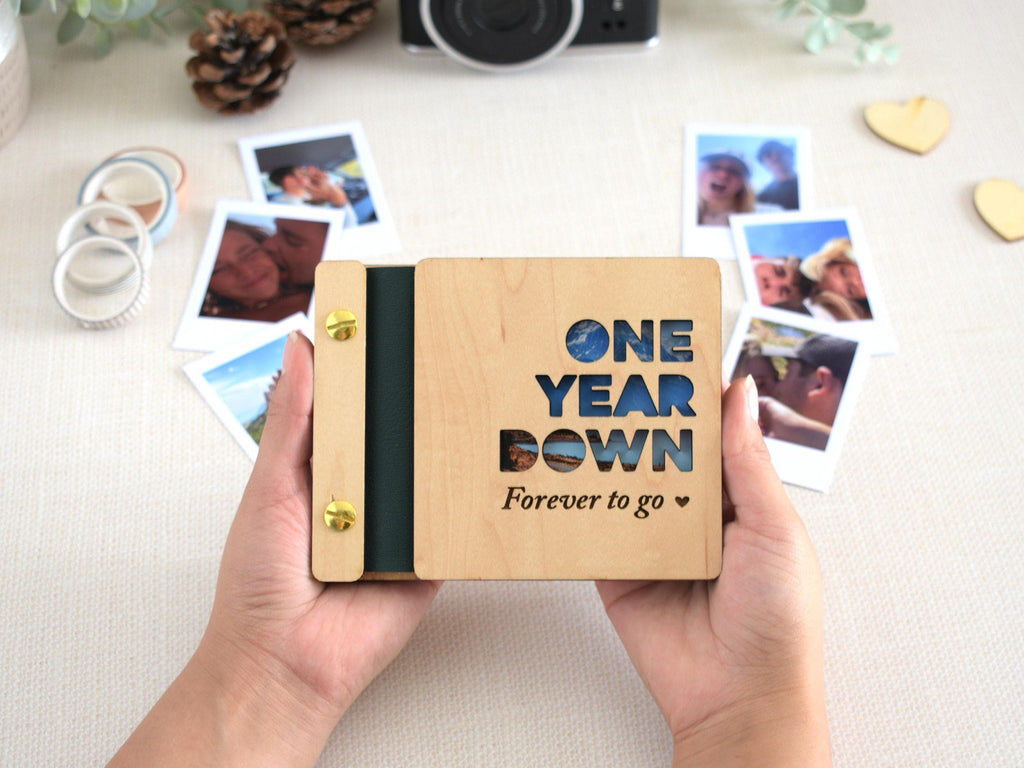 Mini Anniversary Photo Book, Valentines Gift for him, Personalized Anniversary Gift for her, Couples gift, Birthday Gifts for Boyfriend