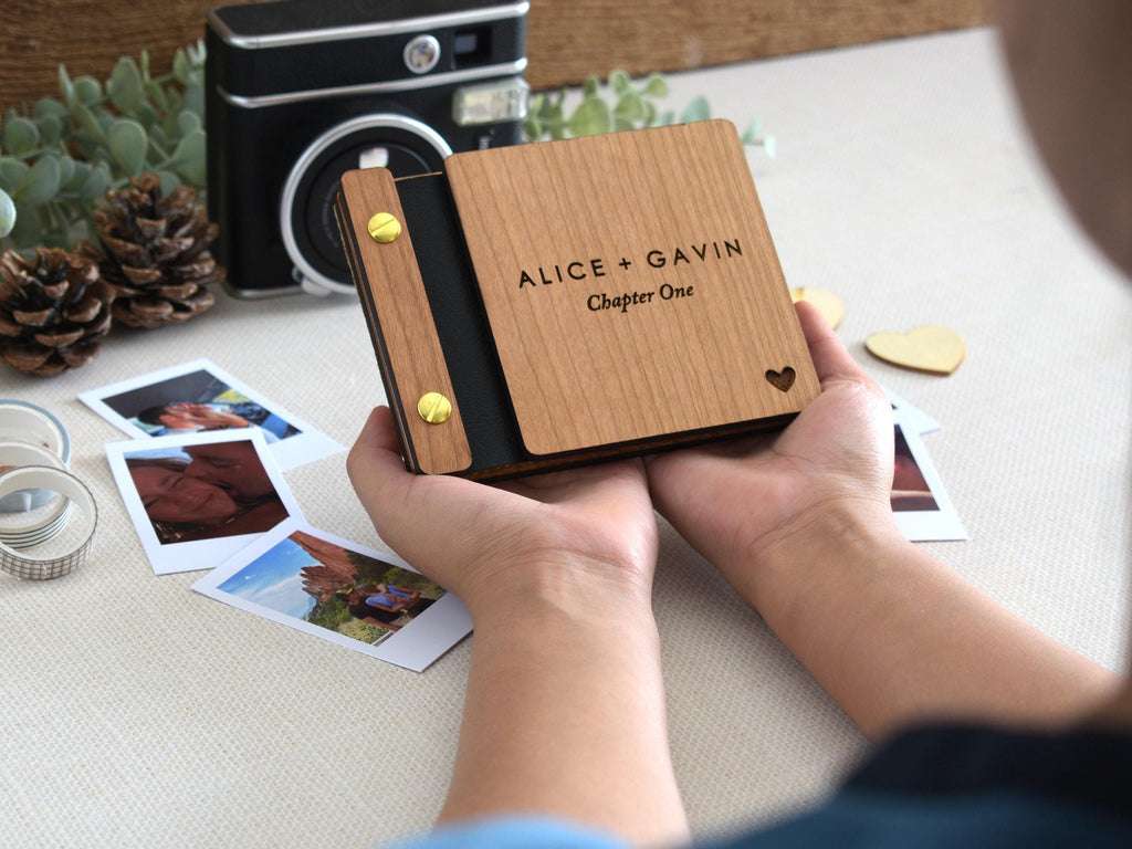 Personalized Anniversary Photo Album, Valentines Gift for him, Anniversary Gift for her, Couples gift, Birthday Gifts for Boyfriend